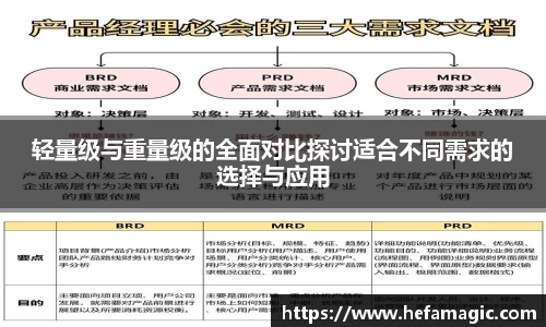 轻量级与重量级的全面对比探讨适合不同需求的选择与应用